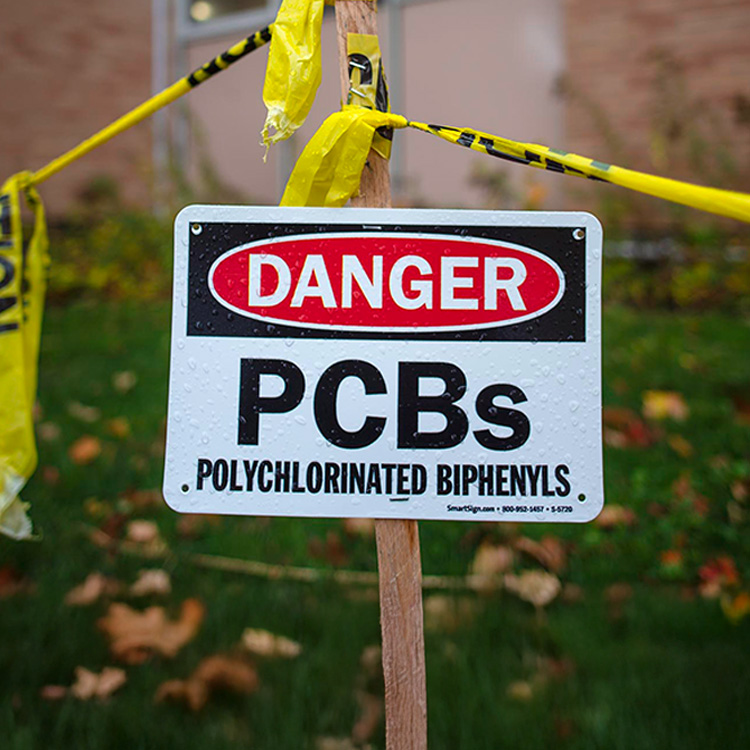 PCB Danger sign